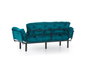 Atelier Del Sofa Nitta Triple - Verde petróleo